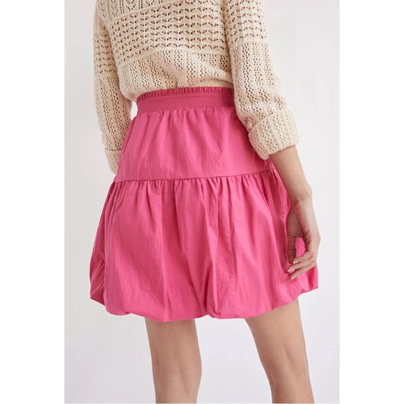 Anthropologie Maeve A-Line Mini Skirt Pink NWT SZ XL - Picture 3 of 13